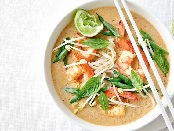 Quick Spicy Prawn Laksa