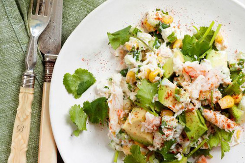 Creamy Avocado and Crab Salad