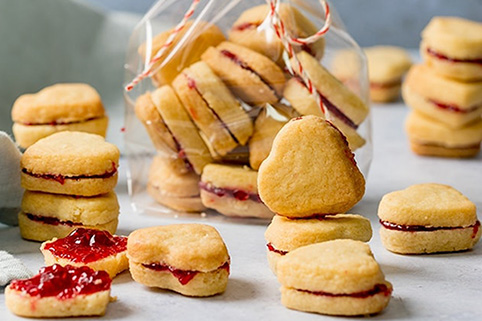 Valentine Shortbread Cookies