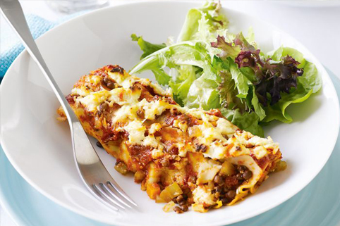 Lentil and Ricotta Cannelloni