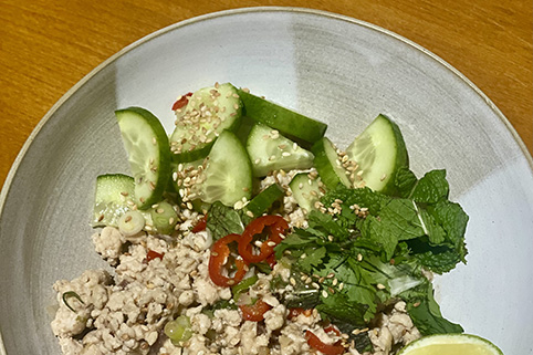 Chicken Larb Bowls